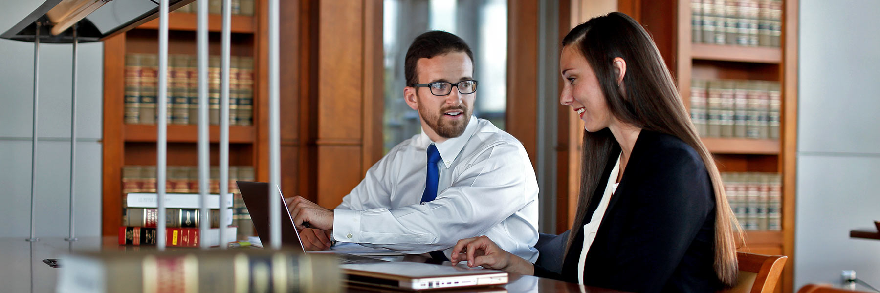 Student government members meet to talk.